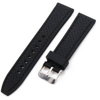 Watch accessories: pin buckle silicone watch strap 20mm, 22mm, 24mm outdoor sports waterproof and sweat-proof rubber watch strap thumbnail 6