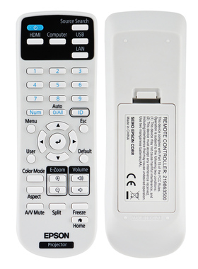 适用于EPSON爱普生投影仪遥控器CB-E10/E01/972/X49/X06/W52投影机投影仪遥控器