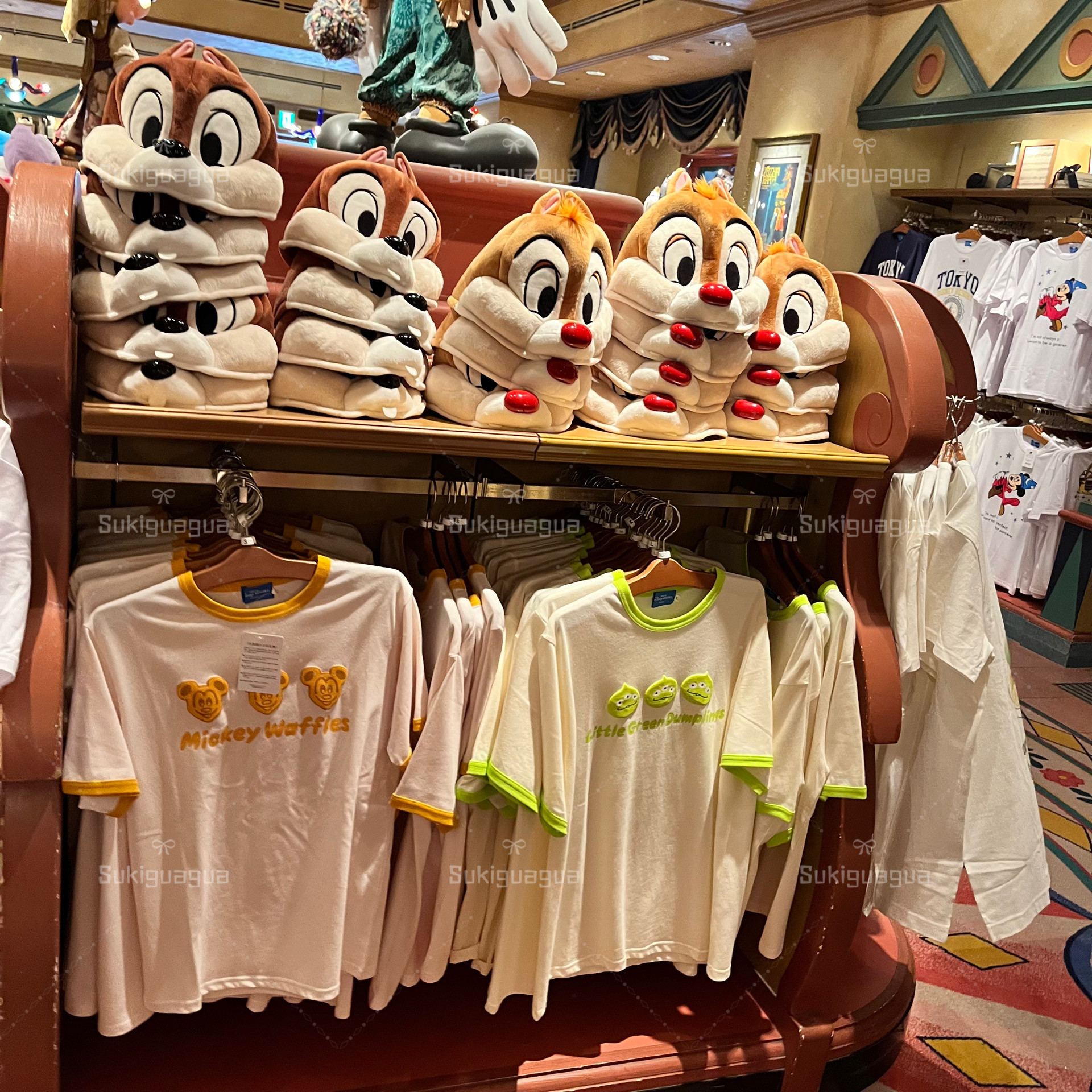 日本 Disney夏日衬衫T恤维尼玩具总动员米奇邦尼兔大白T恤短袖