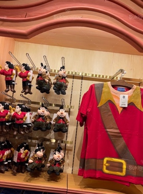 日本 Disny 迪士尼美女与野兽贝儿来福挂件钥匙扣公仔野兽