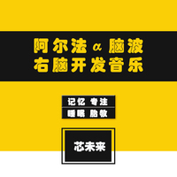 脑波音乐右脑开发 阿尔法α波 U专注力训练潜能激发 提升记忆力