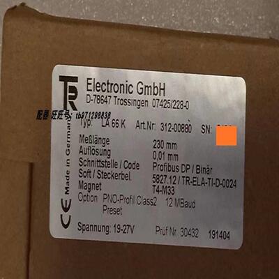 配件现货*TR帝尔编码器LA66K 312-00880全新原装正品议价