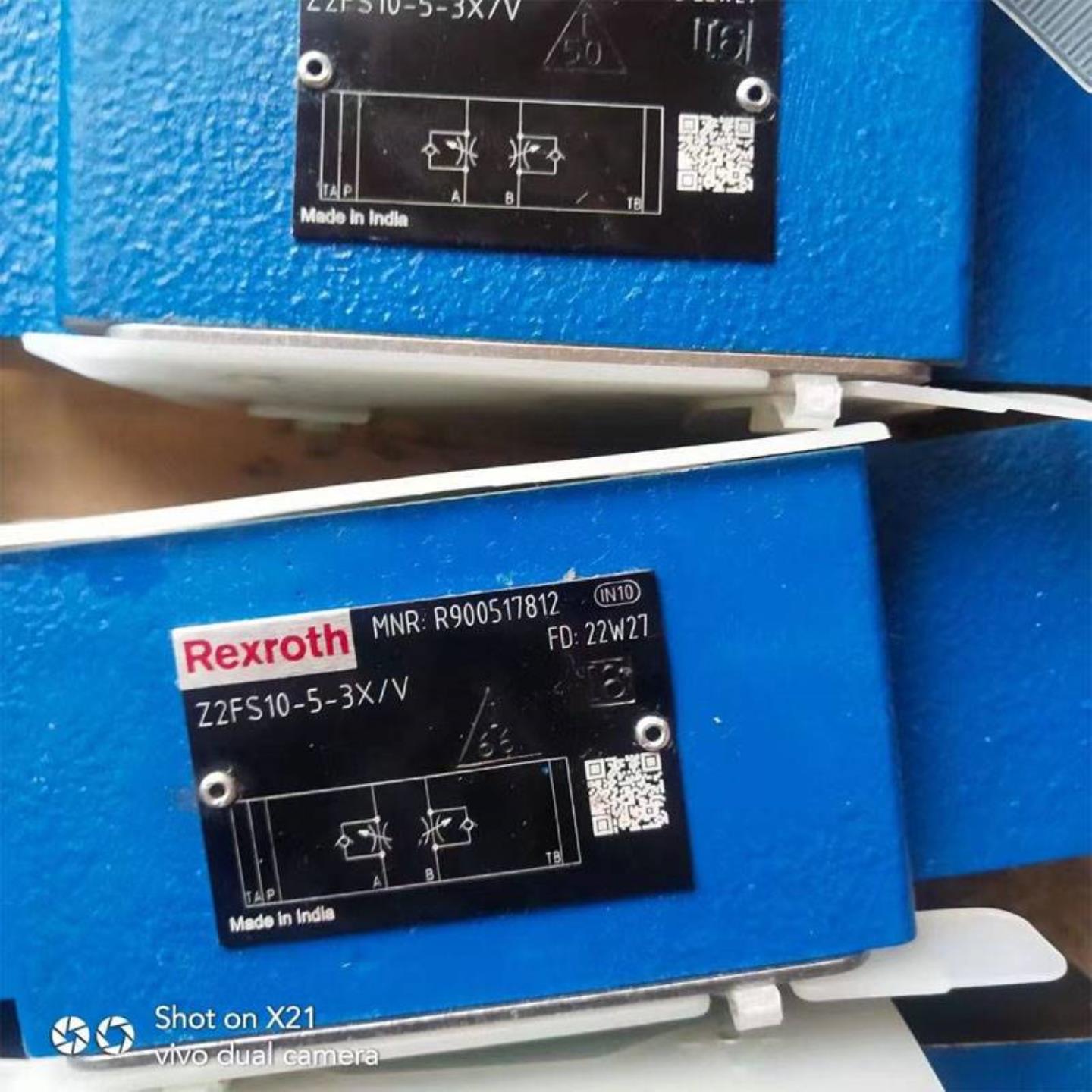 配件力士乐单向节流阀R900443176流量控制阀Z2FS22-8-3X议价