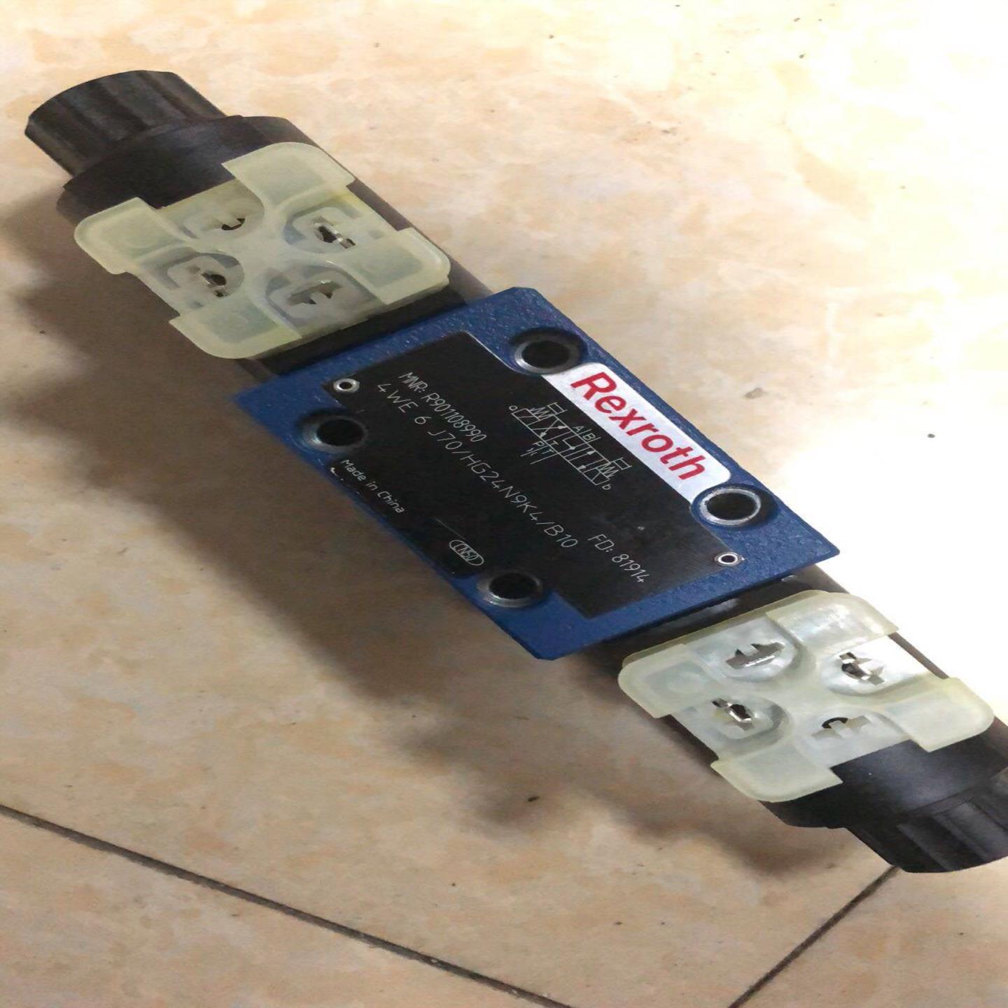 配件R901108990型号4WE6J70HG24N9K4B10电磁换向阀力士乐议价