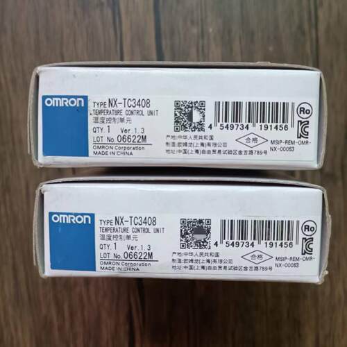 配件全新原装未拆封 OMRON欧姆龙 NX-TC3408 温度控制单元 议价