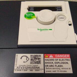 配件正品施耐德ATV312HU55N4变频器AC380V三相55KW原装议价