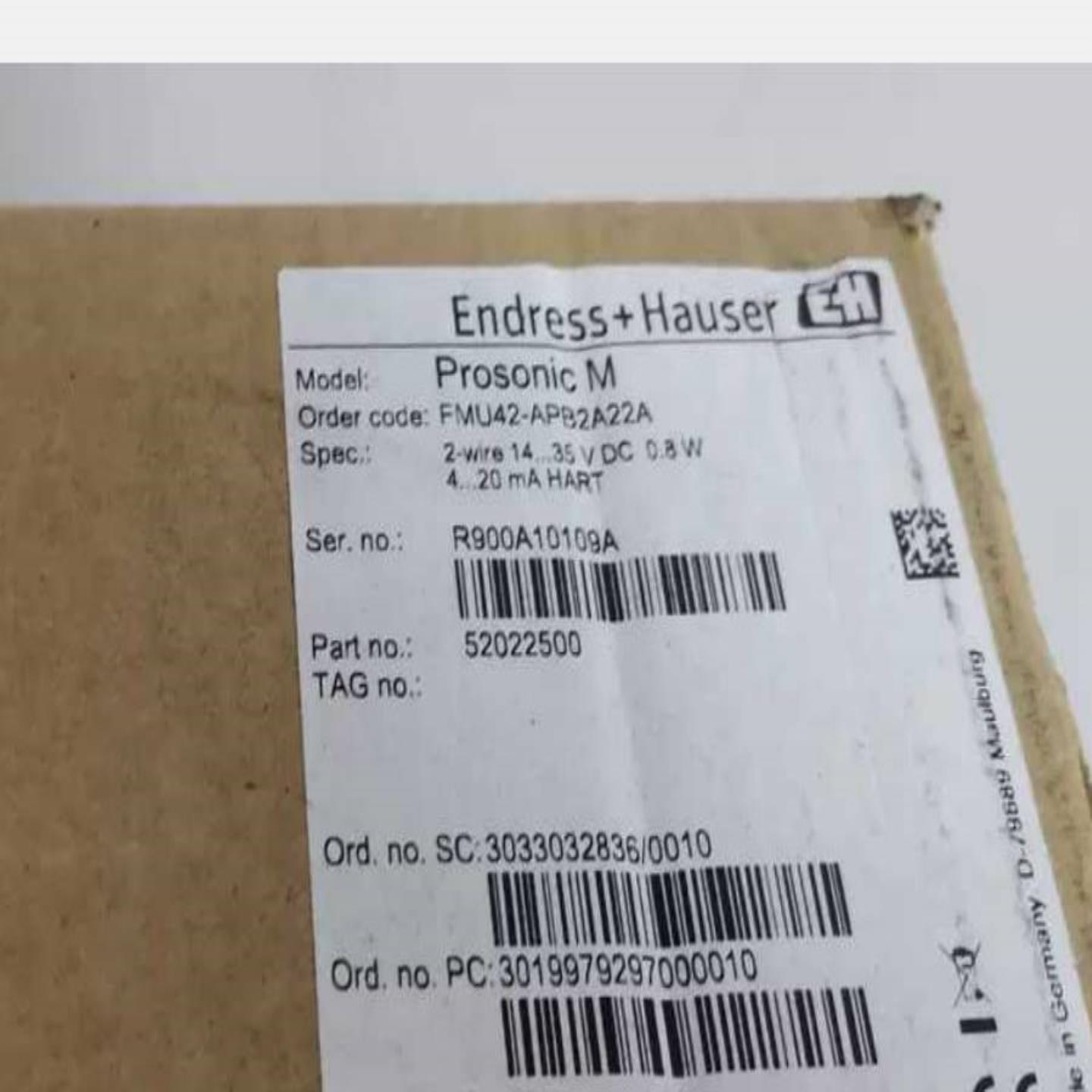 配件FMU42-APB2A22A德国E+H变送器议价