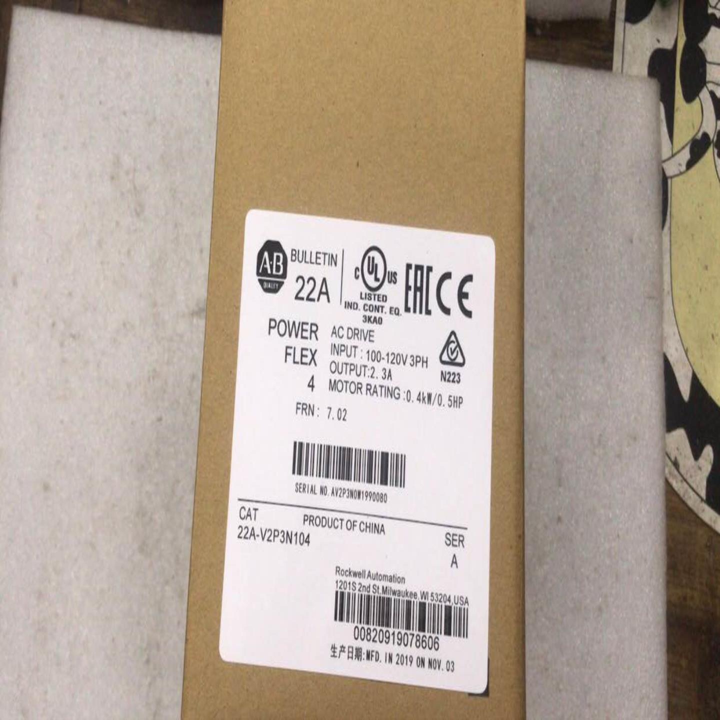 配件AB 变频器22A-V2P3/v1p5/v4p5n104 a2p1n103议价议价