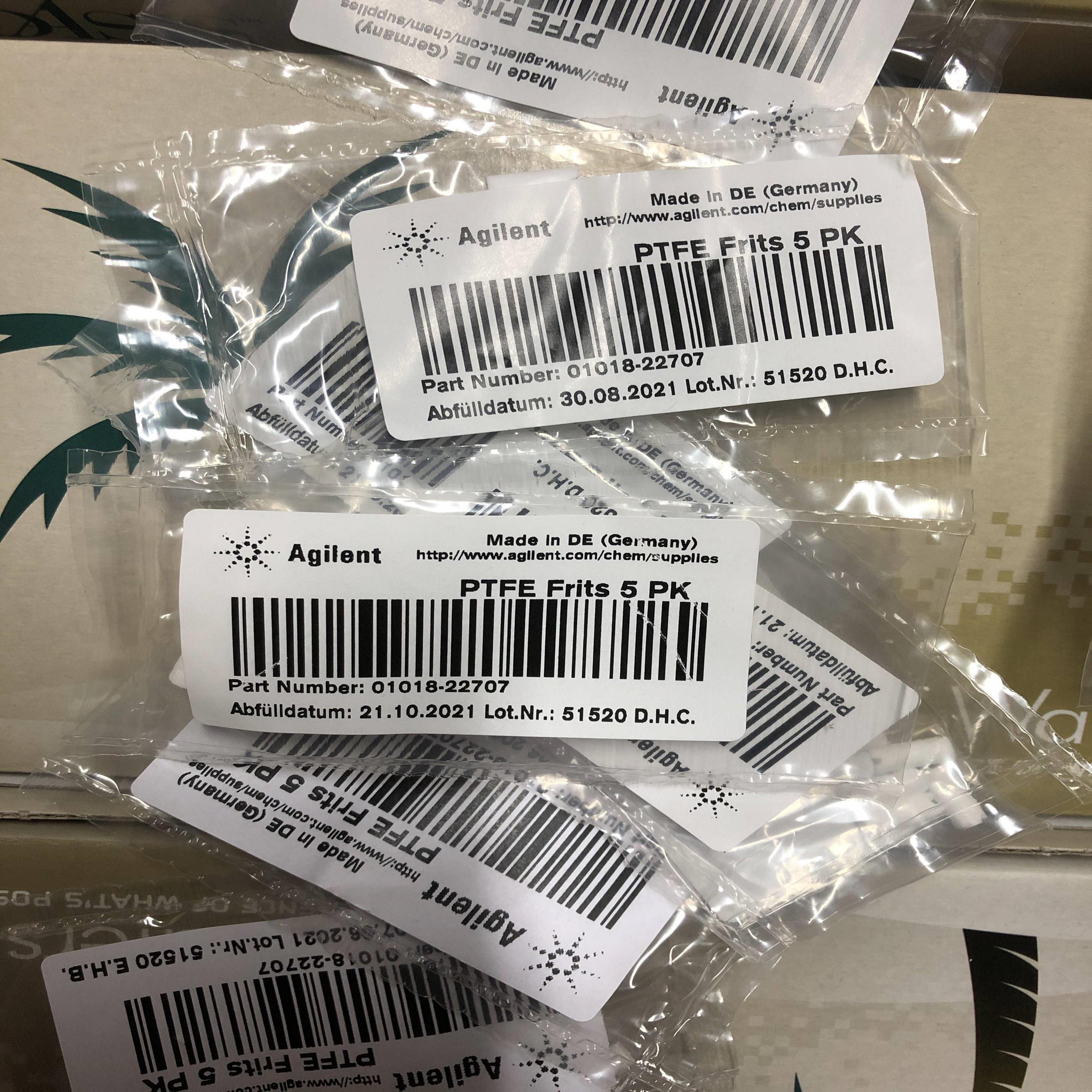 配件全新正品原装未拆安捷伦过滤白头 01018-22707 PTFE F议价