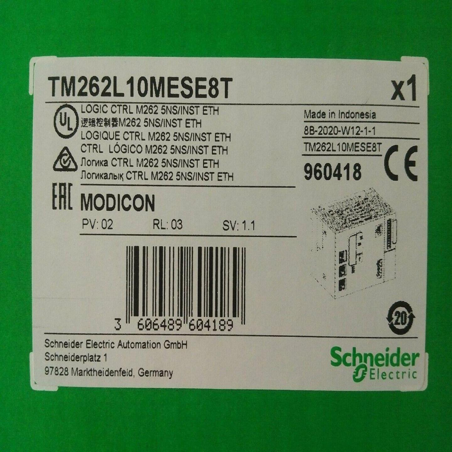 配件施耐德全新原装TM262M25MESS8T现货模块议价