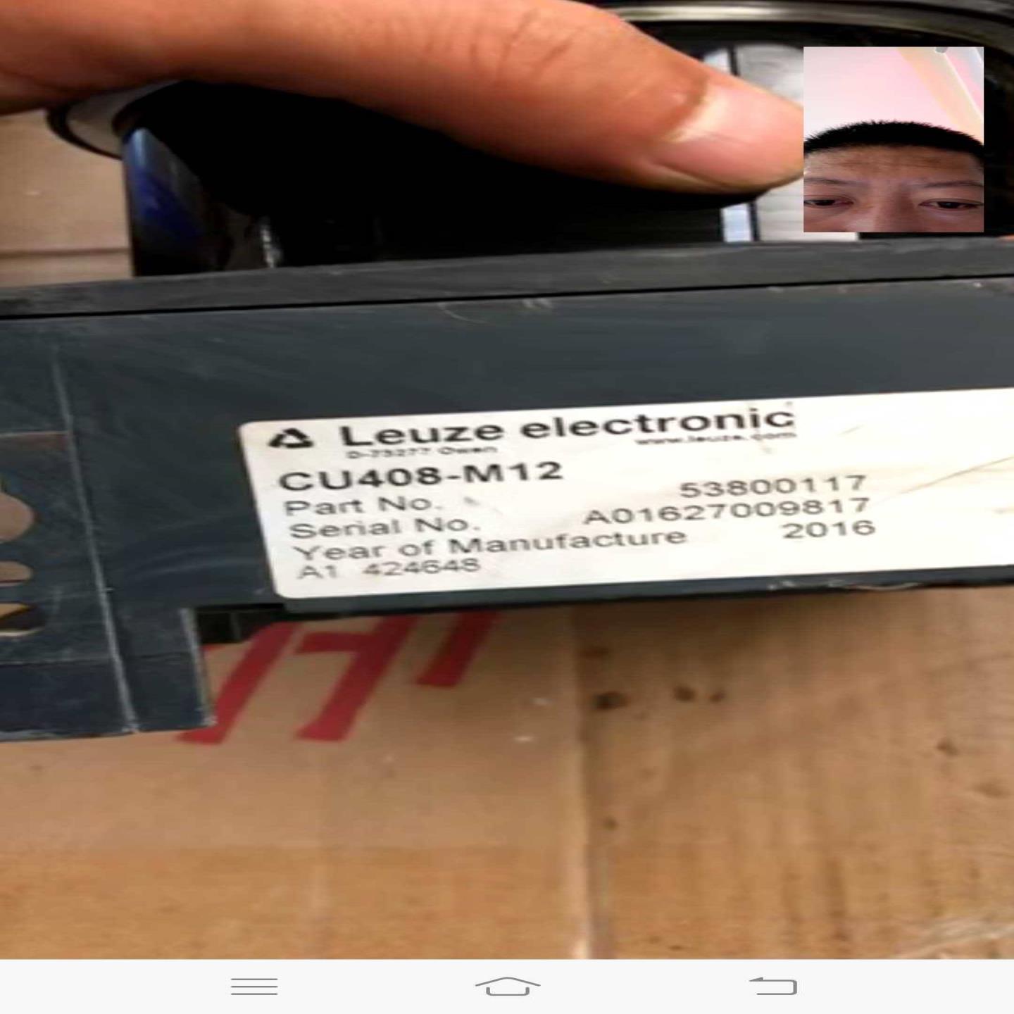 配件二手拆机劳易测leuze CU408M12 53800117安全激光扫议价