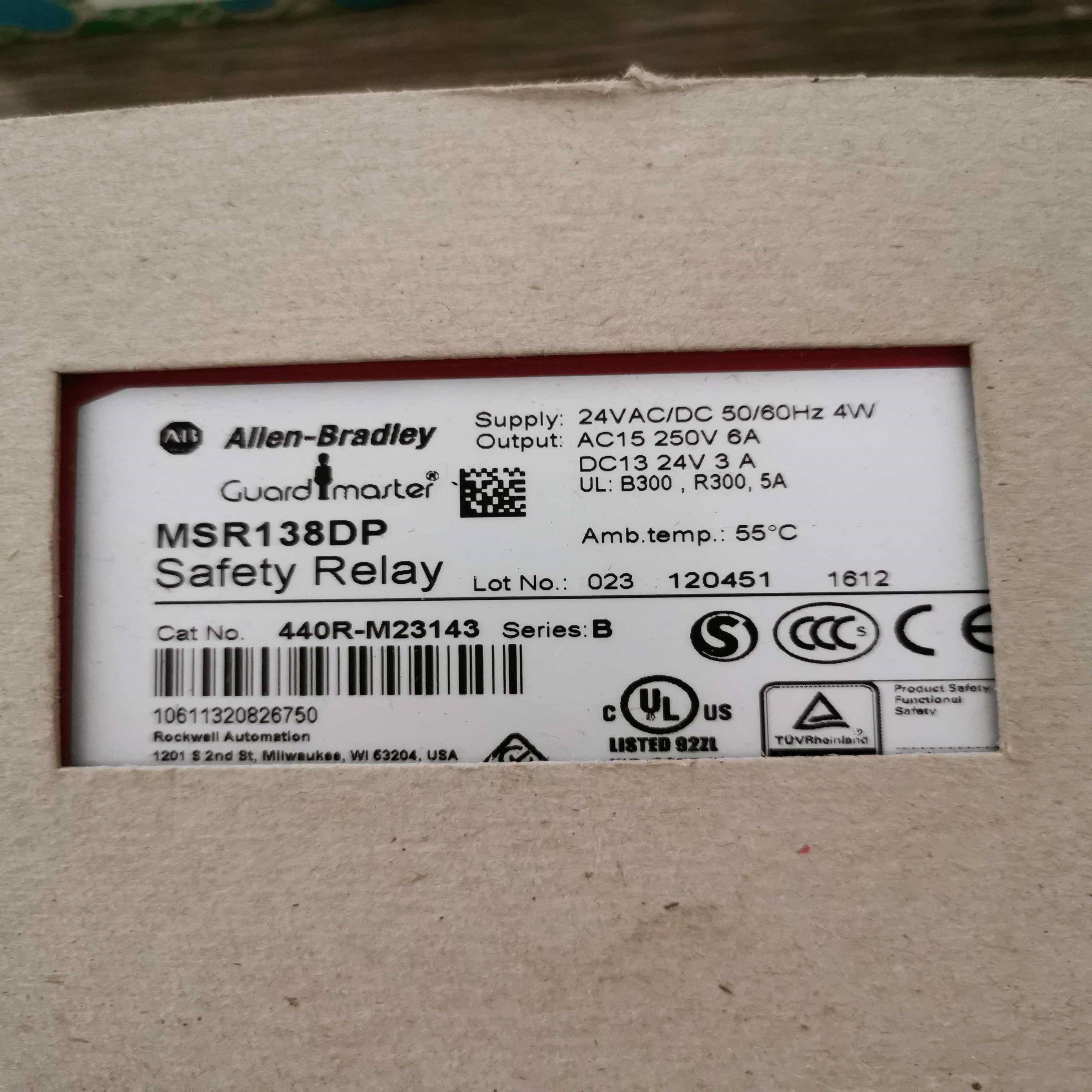 配件罗克韦尔安全继电器 MSR138DP 440R-M23143 全新现货包邮议价