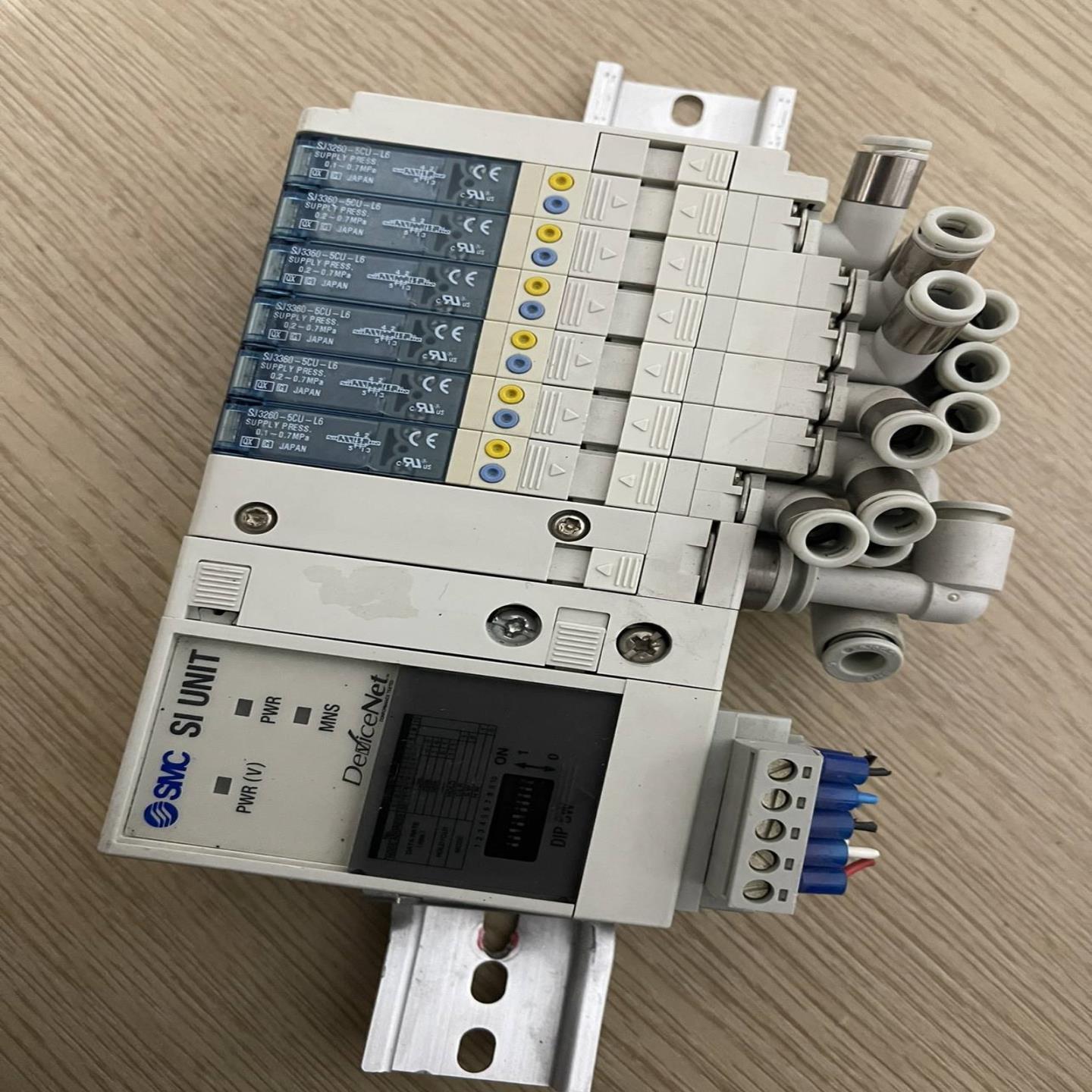 配件SMC阀岛电磁阀SJ3360-5CU-L6 6位一组 EX180-SDN4议价