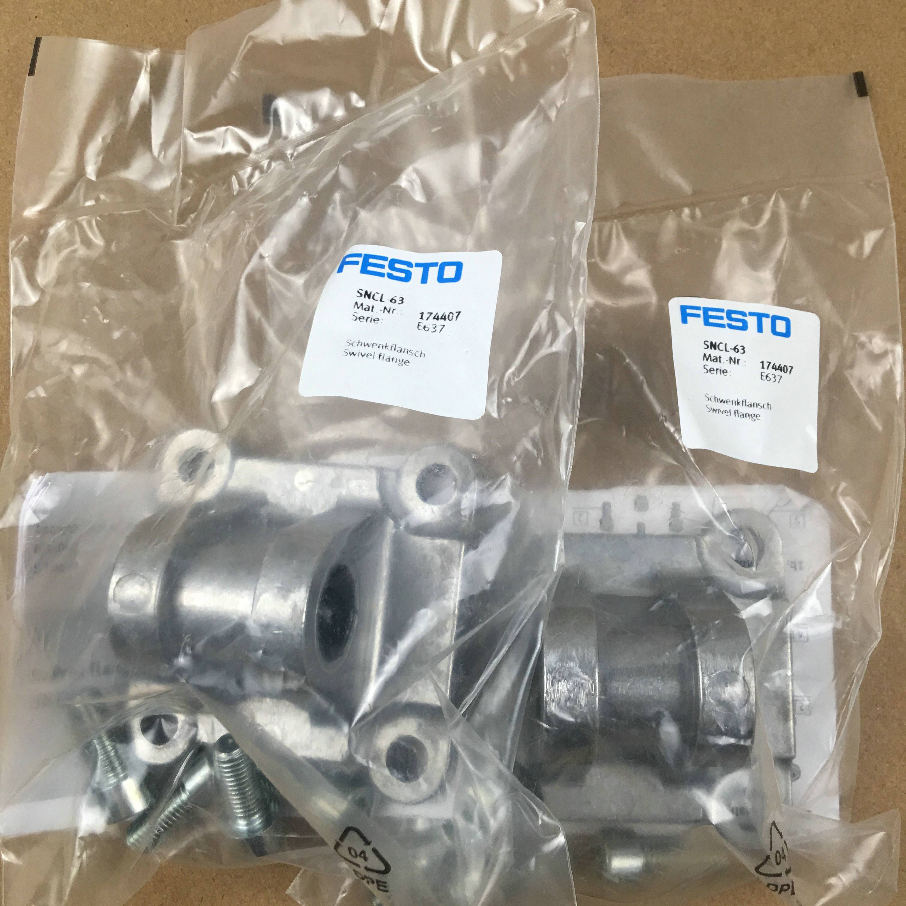 配件FESTO 双耳环安装件SNCL-63 174407全新原装正品现货议价