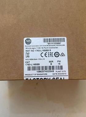 配件1763-L16BBB MicroLogix 1100控制器 24VDC离散输入 17议价