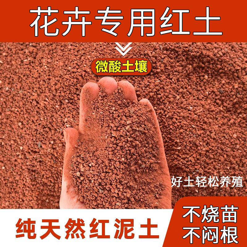 红土柠檬树茉莉花桂花茶花花卉绿植专用土微酸性土壤铁元素种植土-封面