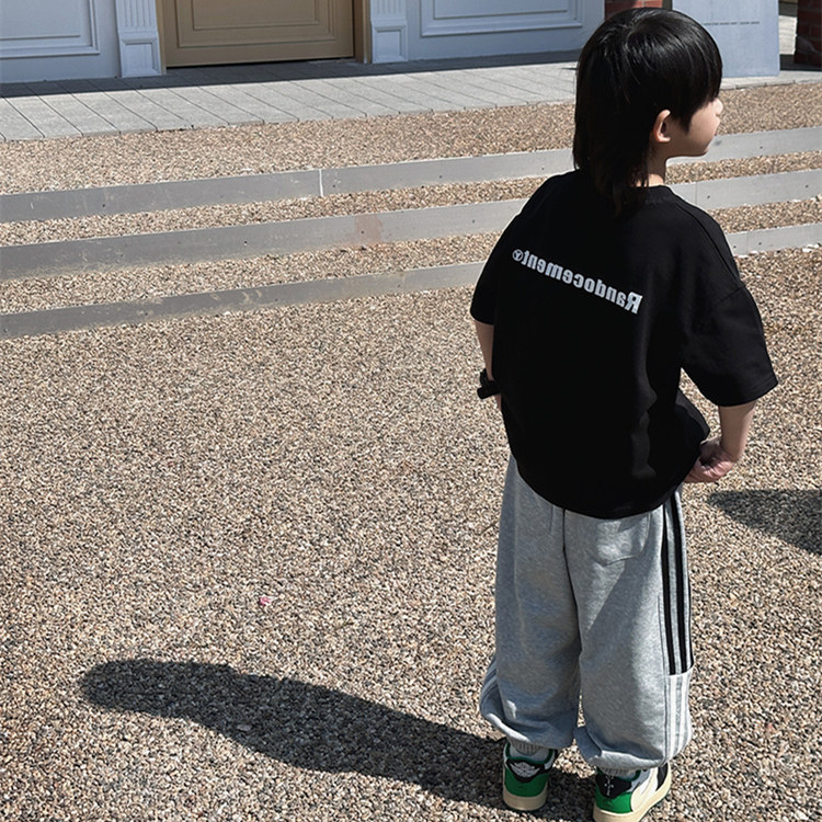 童装男童纯棉短袖2025夏季新款儿童t恤潮中大童宽松百搭半袖上衣,童装/婴儿装/亲子装,T恤,淘宝优惠券,粉丝福利购,淘宝优惠卷