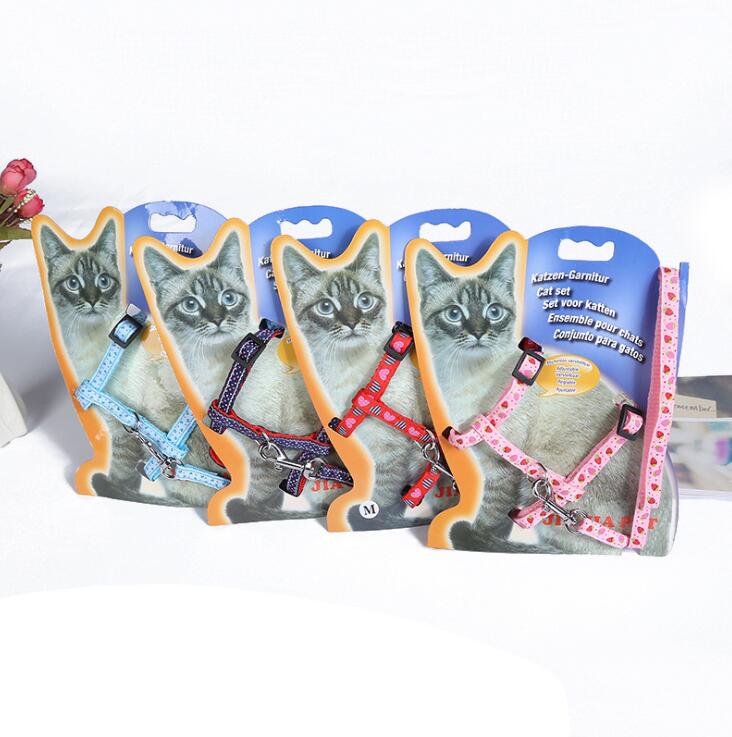 宠物用品猫猫牵引绳卡通猫咪