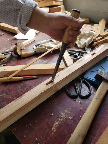 Chisu Woodworker flat hizeling Реальные наклейки не катятся лезвие