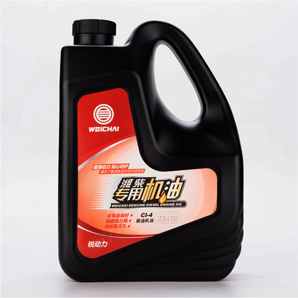 潍柴锐动力专用机油CI-4 20W-50/15W-40轻卡发动机机油原厂正品4L