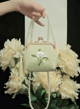 神隐手作博物馆复刻国风刺绣古风汉服包包口金包零钱包迷你小包