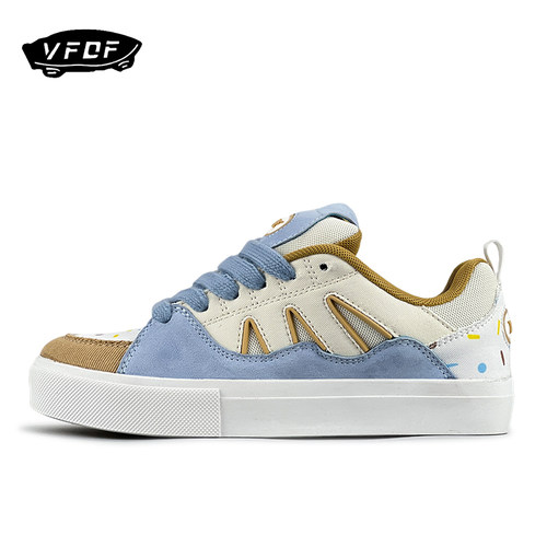 VFDF 板鞋男女春季新款麦旋风长毛绒低帮国潮情侣百搭运动休闲鞋