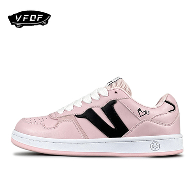 经典复古黑粉板鞋女ins