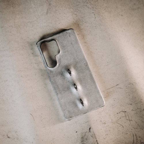 三星s23皮质复古风手机壳