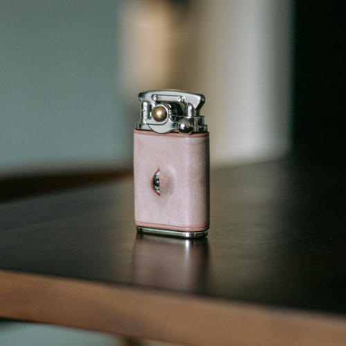 煤油手工皮革打火机送礼