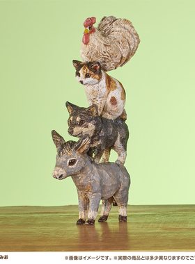 HASHIMOTO MIO动物雕刻造型摆件