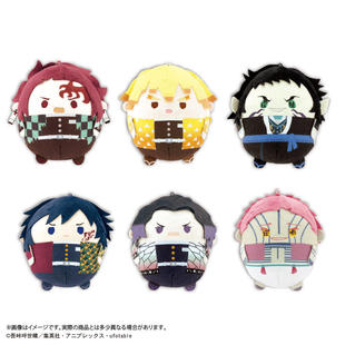 限购5/预定定金 Max 鬼灭之刃 S size小号圆滚滚毛绒玩偶挂件夹