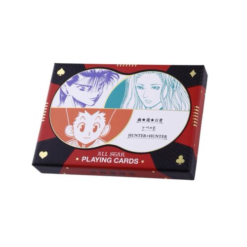 预售 富坚义博展 烫金扑克牌 全职猎人 幽游白书 leve