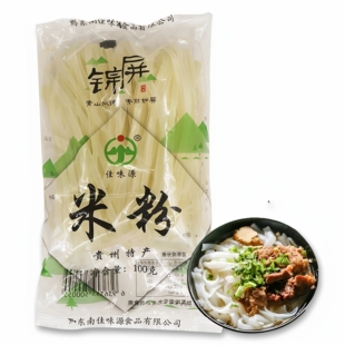 贵州特产锦屏米粉牛肉粉羊肉粉宽粉干米粉韭菜叶100g每袋