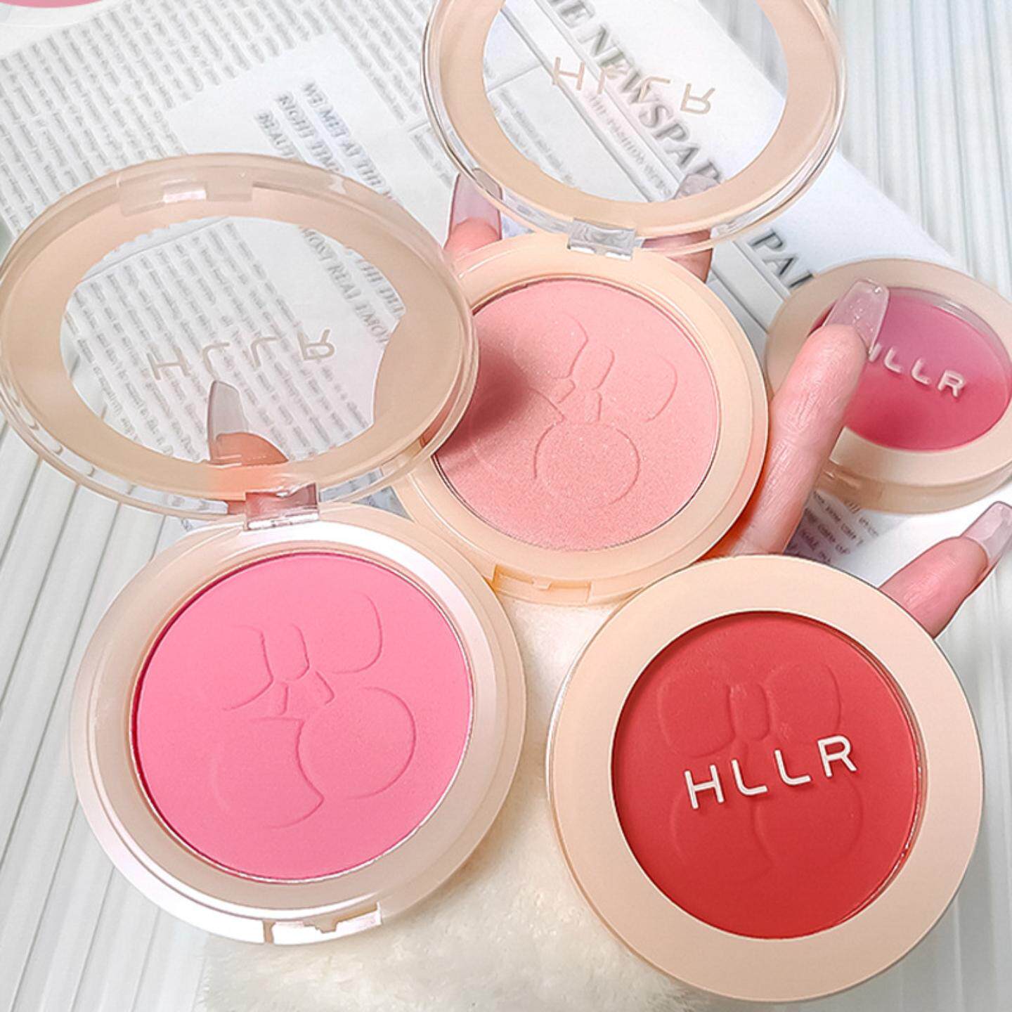 海伦丽人新款腮红胭脂自然低饱和易上色粉质细腻修颜提亮裸色修容