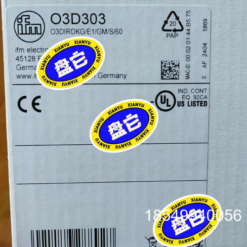 议价IFM3D传感器O3D303 ，报价为准，实单