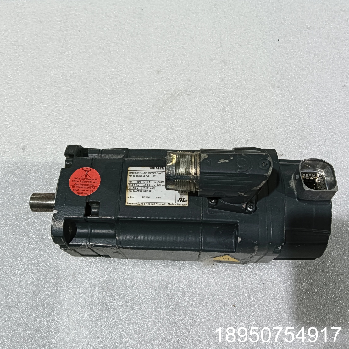 议价1FK7032-2AF71-1RG0马达，成色如图