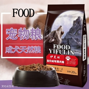 伊芙琳成犬专用功能型40斤狗粮宠
