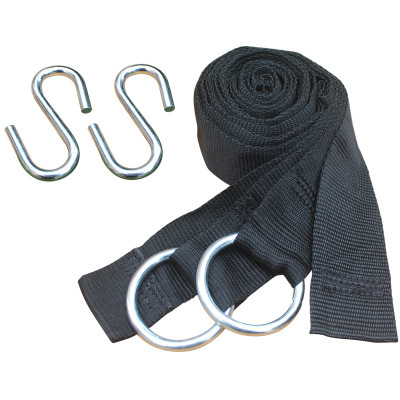 吊床绑带含尼龙绑带+钢环+挂扣户外吊床专用绑绳加厚加宽安全结实
