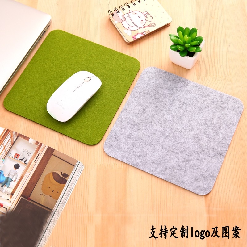 定制羊毛毡鼠标垫办公桌玩游戏