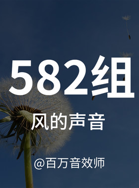 风声音效素材包微风阵风强风飓风风暴森林山川山谷房间中的风声音