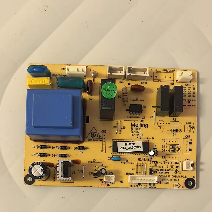 美菱BCD-450ZE9N主板 B-1078 SZZB MLB1098M1显示450ZE9D2 B1078