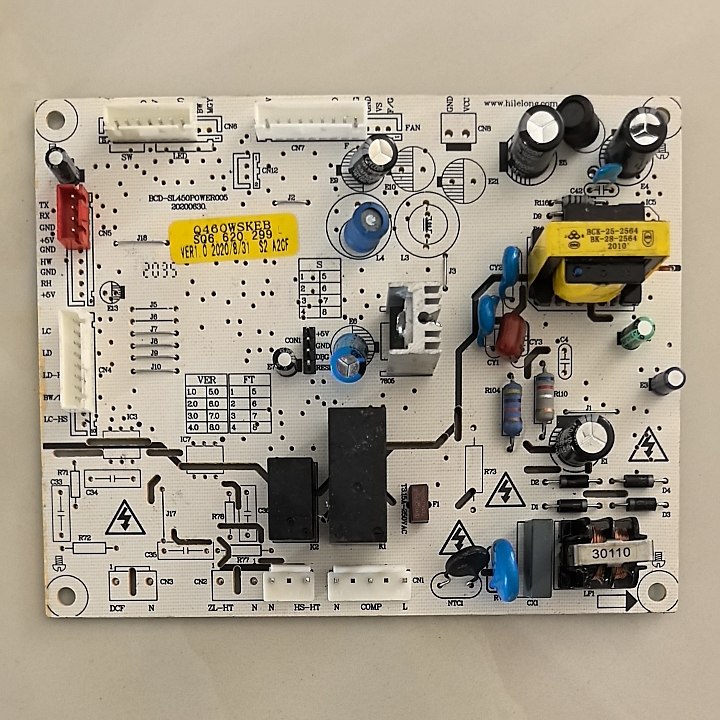 适用伊莱克斯Q460WSKEB电脑板SQ6.620.299 BCD-SL450POWER003