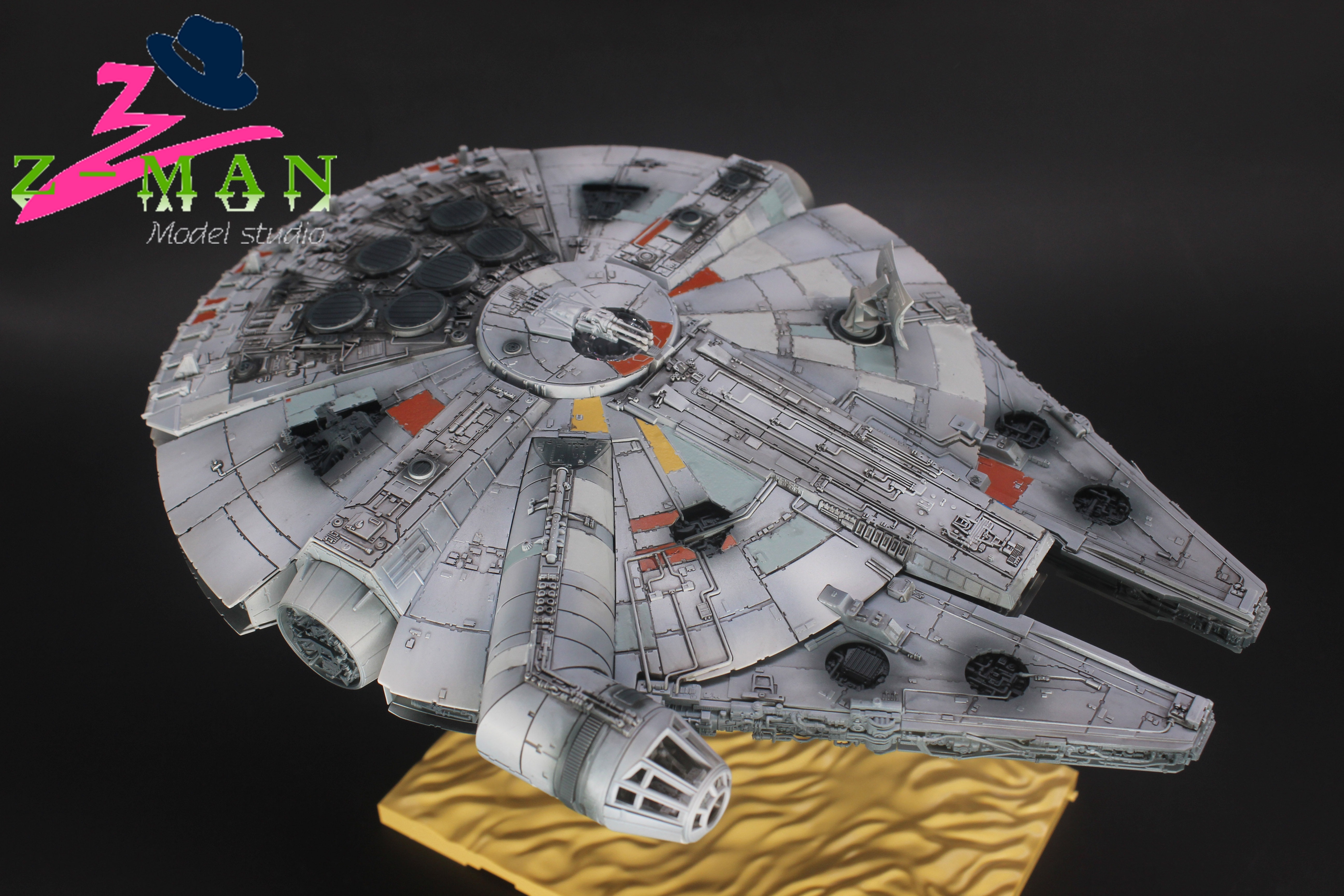 【代工成品】万代星球大战 1/144 millennium falcon 千年隼 星战