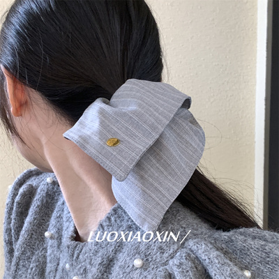 丸子头ins方巾新款发绳慵懒风