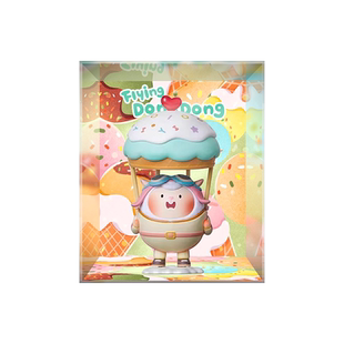 POPMART泡泡玛特 Flying dongdong飞向你 吊卡 潮玩亚克力展示盒