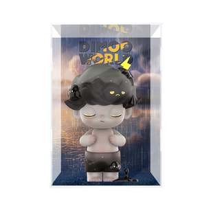 POPMART泡泡玛特 MEGA JUST DIMOO 400%雷阵雨 潮玩手办展示盒