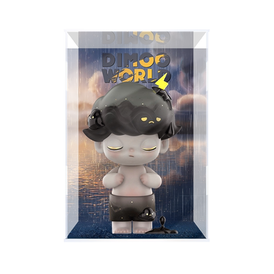 POPMART泡泡玛特 MEGA JUST DIMOO 400%雷阵雨 潮玩手办展示盒