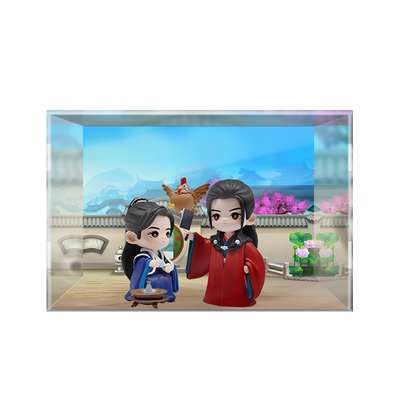 山河冬日系列手办摆件亚克力防尘