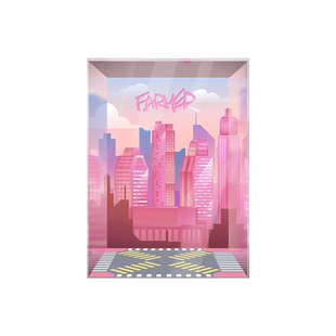 FARMER BOB P-DIRO 粉龙 大娃 潮玩盲盒亚克力展示盒