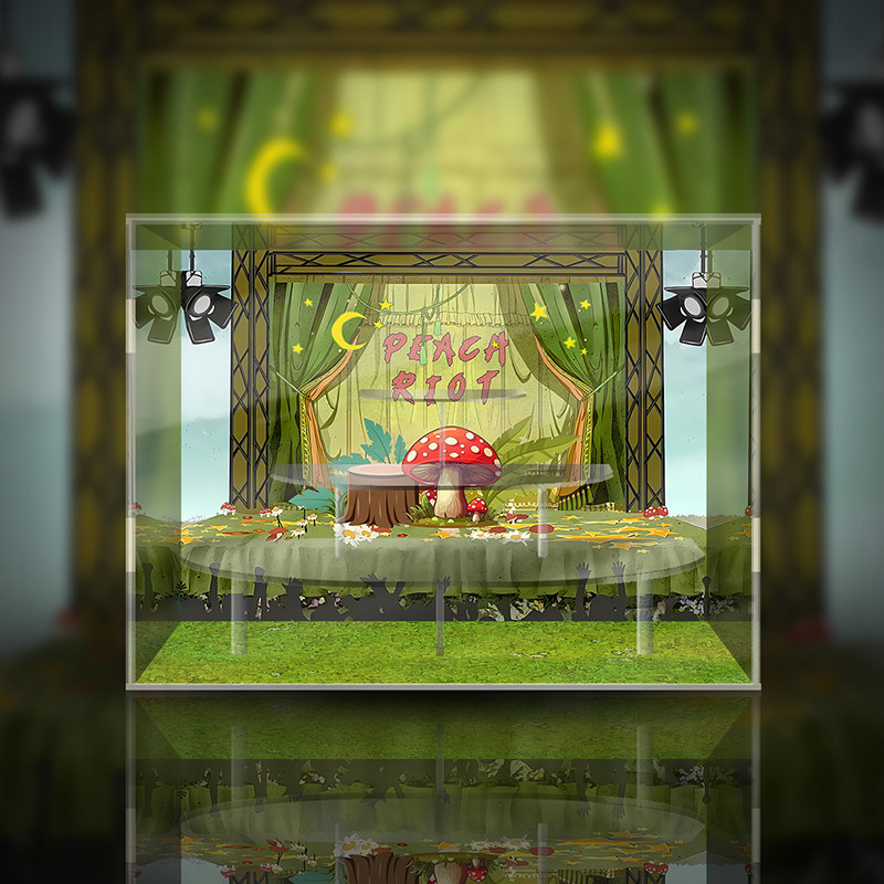 叛桃成名在望系列盲盒展示盒